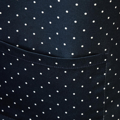 Фартук " FAMILY FARM" , 100% хлопок, синий, кайма, твил, пропитка LEFARD 850-742-72-2