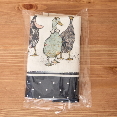 Фартук " FAMILY FARM" , 100% хлопок, синий, кайма, твил, пропитка LEFARD 850-742-72-3