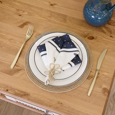 Набор салфеток из 2-х шт "FAMILY FARM" ,40х40см,синий,100% хлопок,твил LEFARD 850-742-83-12