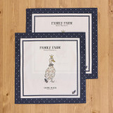 Набор салфеток из 2-х шт "FAMILY FARM" ,40х40см,синий,100% хлопок,твил LEFARD 850-742-83