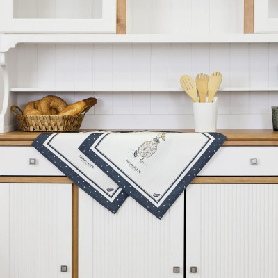 Набор салфеток из 2-х шт "FAMILY FARM" ,40х40см,синий,100% хлопок,твил LEFARD 850-742-83-6