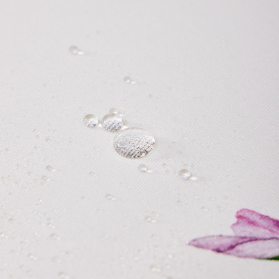 Скатерть круглая "ИРИСЫ" 190см ,белый, 100% хлопок, твил, с пропиткой LEFARD 850-743-22-4