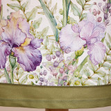 Фартук " ИРИСЫ" , 100% хлопок, белый, твил, пропитка LEFARD 850-743-7