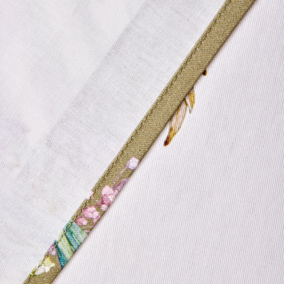 Набор салфеток из 2-х шт " ИРИСЫ" , 40х40см, 100% хлопок, белый, твил, LEFARD 850-743-8-3