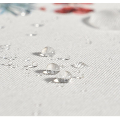 Скатерть " МОРОЗКО.СНЕГИРИ" 140х300см , красный, 100% хлопок, твил пропитка LEFARD 850-745-25-29