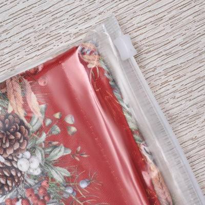 Набор салфеток из 2-х шт " МОРОЗКО.СНЕГИРИ" , 40х40см, 100% хлопок, красный, твил, LEFARD 850-745-8-10