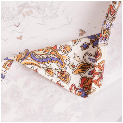 Скатерть " ПАРИЖСКИЕ КОТЫ" круглая 190 см твилл водооталкивающая пропитка LEFARD 850-746-22-2