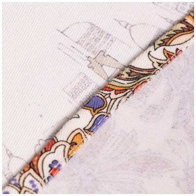 Скатерть " ПАРИЖСКИЕ КОТЫ" круглая 190 см твилл водооталкивающая пропитка LEFARD 850-746-22-3