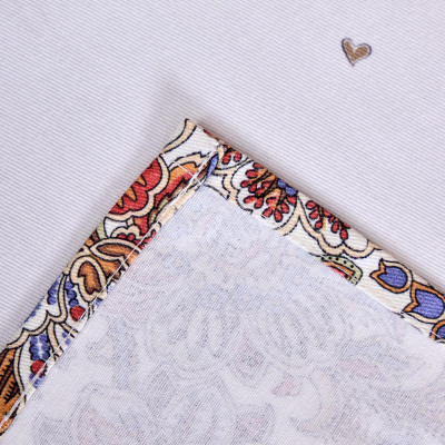 Дорожка "ПАРИЖСКИЕ КОТЫ",40х146см, белый,100% хлопок,твил LEFARD 850-746-3-2