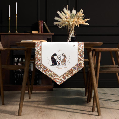 Дорожка на стол "ПАРИЖСКИЕ КОТЫ", 45х215см, 100% хлопок,твил LEFARD 850-746-32-13