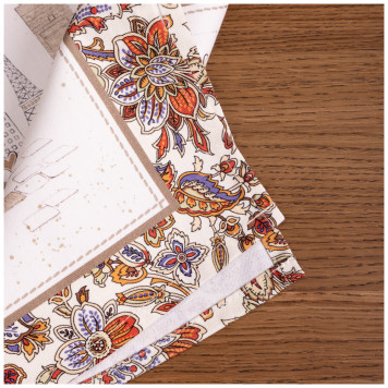 Набор салфетки "ПАРИЖСКИЕ КОТЫ" 2 шт 40*40 твилл LEFARD 850-746-81-5