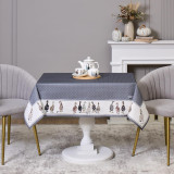 Скатерть "FAMILY FARM" 110х140см , 100% хлопок, графит , твил, пропитка LEFARD 850-747-20