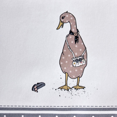 Скатерть "FAMILY FARM" 160х220см ,100% хлопок, графит , твил, пропитка LEFARD 850-747-21-12