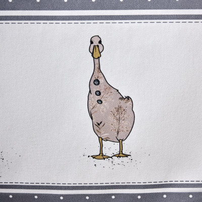 Скатерть "FAMILY FARM" 160х220см ,100% хлопок, графит , твил, пропитка LEFARD 850-747-21-13