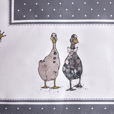 Скатерть "FAMILY FARM" 160х220см ,100% хлопок, графит , твил, пропитка LEFARD 850-747-21-16