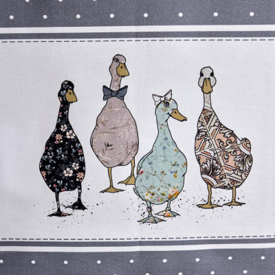 Скатерть "FAMILY FARM" 160х220см ,100% хлопок, графит , твил, пропитка LEFARD 850-747-21-17