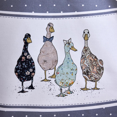 Скатерть круглая "FAMILY FARM" 190 см , 100% хлопок,твил, пропитка, графит LEFARD 850-747-22-12