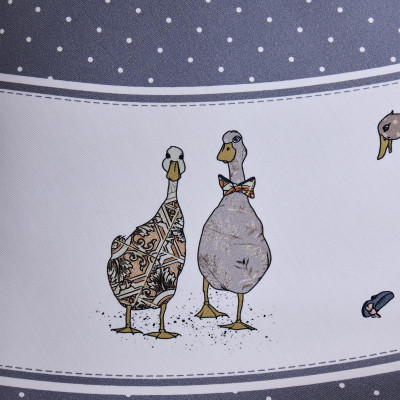 Скатерть круглая "FAMILY FARM" 150 см ,100% хлопок, графит,твил, пропитка LEFARD 850-747-23-12