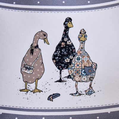 Скатерть круглая "FAMILY FARM" 150 см ,100% хлопок, графит,твил, пропитка LEFARD 850-747-23-13