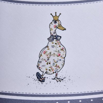 Скатерть круглая "FAMILY FARM" 150 см ,100% хлопок, графит,твил, пропитка LEFARD 850-747-23-14