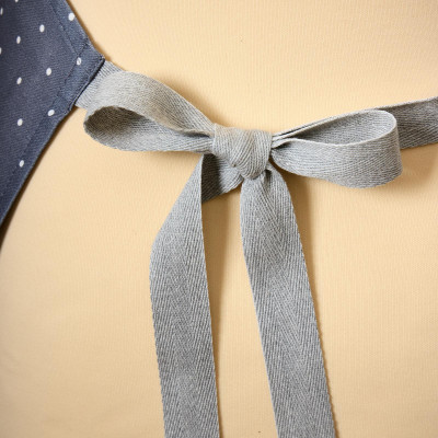 Фартук " FAMILY FARM" , 60х70см 100% хлопок, графит, кайма, твил, пропитка LEFARD 850-747-7-3