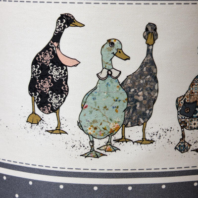 Фартук " FAMILY FARM" , 60х70см 100% хлопок, графит, кайма, твил, пропитка LEFARD 850-747-7-5