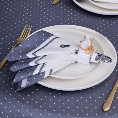 Набор салфеток из 2-х шт "FAMILY FARM" 40х40см, твил, графит LEFARD 850-747-8-9