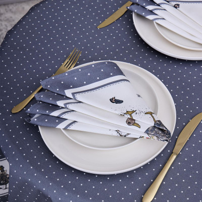 Набор салфеток из 2-х шт "FAMILY FARM" 40х40см, твил, графит LEFARD 850-747-8-11