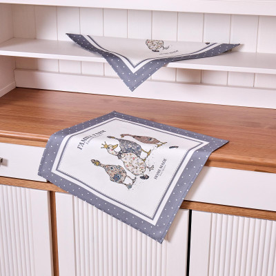 Набор салфеток из 2-х шт "FAMILY FARM" 40х40см, твил, графит LEFARD 850-747-8-12