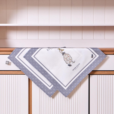 Набор салфеток из 2-х шт "FAMILY FARM" 40х40см, твил, графит LEFARD 850-747-8-7