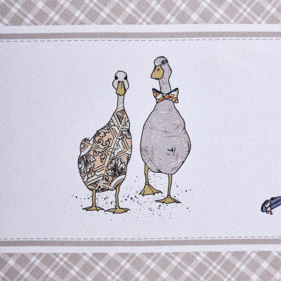 Скатерть "FAMILY FARM" 140х180см ,100% хлопок, клетка ,твил, пропитка LEFARD 850-748-2-11