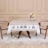 Скатерть "FAMILY FARM" 140х180см ,100% хлопок, клетка ,твил, пропитка LEFARD 850-748-2