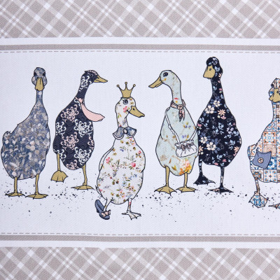 Скатерть "FAMILY FARM" 140х180см ,100% хлопок, клетка ,твил, пропитка LEFARD 850-748-2-5