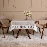 Скатерть "FAMILY FARM" 110х140см ,100% хлопок,клетка ,твил, пропитка LEFARD 850-748-20