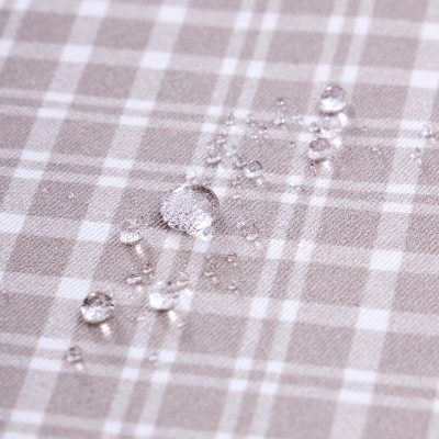 Скатерть "FAMILY FARM" круглая 190 см , 100% хлопок, клетка , твил, пропитка LEFARD 850-748-22-2