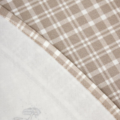 Скатерть круглая "FAMILY FARM" 150 см ,100% хлопок, клетка,твил, пропитка LEFARD 850-748-23-1