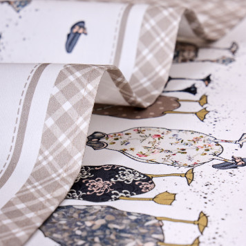 Набор полотенец из 2-хшт "FAMILY FARM",40х60см, 100% хлопок, клетка,твил LEFARD 850-748-61-3