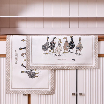 Набор полотенец из 2-хшт "FAMILY FARM",40х60см, 100% хлопок, клетка,твил LEFARD 850-748-61-5