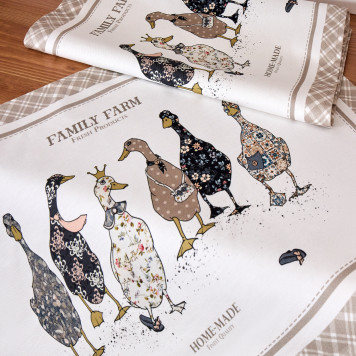 Набор полотенец из 2-хшт "FAMILY FARM",40х60см, 100% хлопок, клетка,твил LEFARD 850-748-61-7