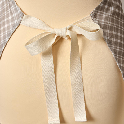 Фартук " FAMILY FARM" , 60х70см 100% хлопок, клетка, кайма, твил, пропитка LEFARD 850-748-7-4