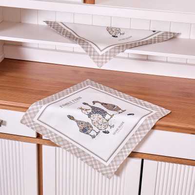 Набор салфеток из 2-х шт "FAMILY FARM" 40х40см, твил, клетка LEFARD 850-748-8-9