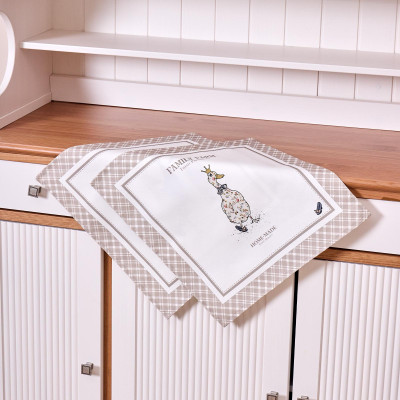 Набор салфеток из 2-х шт "FAMILY FARM" 40х40см, твил, клетка LEFARD 850-748-8-8