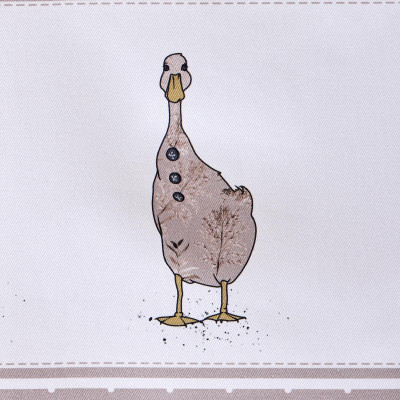 Скатерть "FAMILY FARM" 140х180см ,100% хлопок, капучино , твил, пропитка LEFARD 850-749-2-10