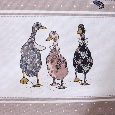 Скатерть "FAMILY FARM" 160х220см , 100% хлопок, капучино, твил, пропитка LEFARD 850-749-21-13