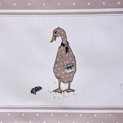 Скатерть "FAMILY FARM" 160х220см , 100% хлопок, капучино, твил, пропитка LEFARD 850-749-21-14