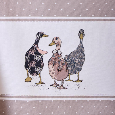 Скатерть "FAMILY FARM" 160х220см , 100% хлопок, капучино, твил, пропитка LEFARD 850-749-21-16