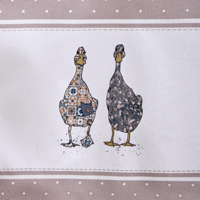 Скатерть "FAMILY FARM" 160х220см , 100% хлопок, капучино, твил, пропитка LEFARD 850-749-21-19