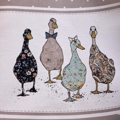 Скатерть круглая "FAMILY FARM" 190 см ,100% хлопок, капучино ,твил, пропитка LEFARD 850-749-22-12