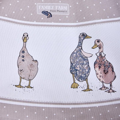 Скатерть круглая "FAMILY FARM" 190 см ,100% хлопок, капучино ,твил, пропитка LEFARD 850-749-22-4