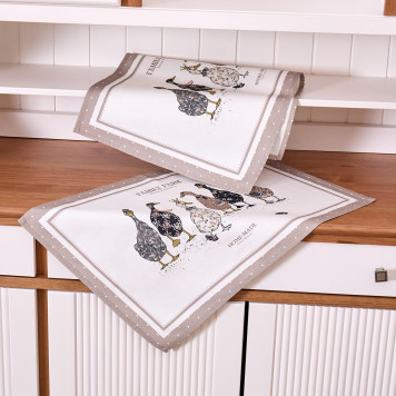 Набор полотенец из 2-хшт"family farm",40х60см, 100% хлопок, капучино LEFARD 850-749-61-1